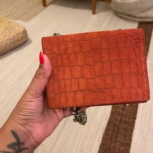 Mini Brandon Blackwood Sophia Croc Bag